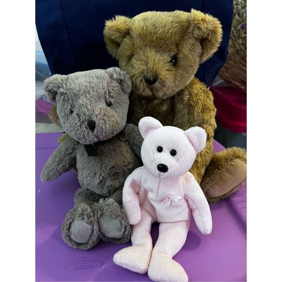 Pottery Barn Kids Other - Pottery Barn Kids brown teddy , TY BC Cure Bear and Vermont Teddy Bear